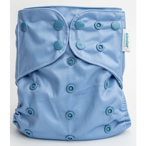Solid Color: Essentials Pocket Cloth Diaper with Athletic Wicking Jersey, Grows with your Baby
