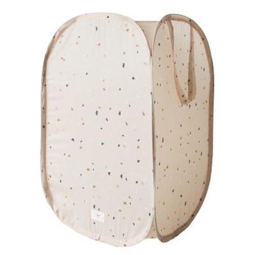 3 Sprouts Baby & Kids Recycled Fabric Pop-up Laundry Hamper - Terrazzo Beige