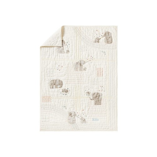 Ellis Elephant Baby Quilt