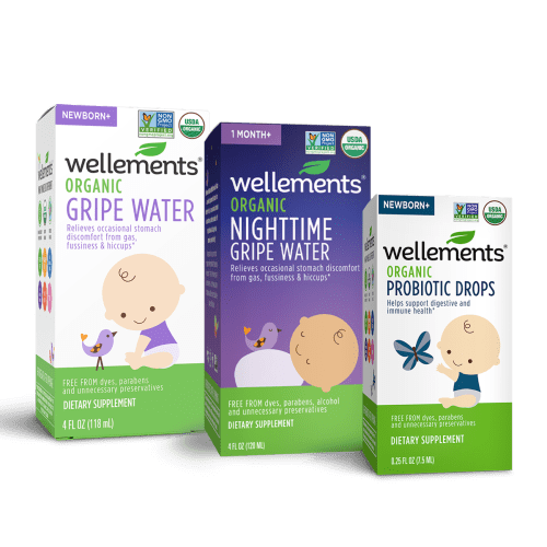 Tummy Troubles Baby Bundle - Newborn Digestive Bundles For Fussy & Gassy Babies - Wellements®