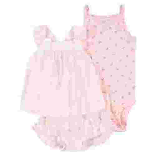 Carter's Child of Mine Baby Girl Outfit Set, 3-Piece, Sizes 0/3-24 Months