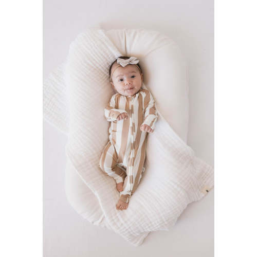 Bamboo Zip Pajamas | Kal Stripe
