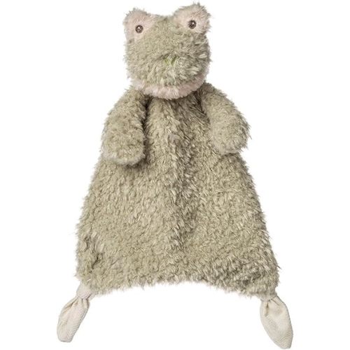 Mary Meyer Lovey for Babies Again Friends Soft Snuggle Toy Made from Recycled Materials, 11-Inches, Frog