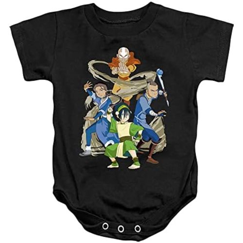 Avatar The Last Airbender Team Avatar Elements Infant Baby Boys Onesie Snapsuit