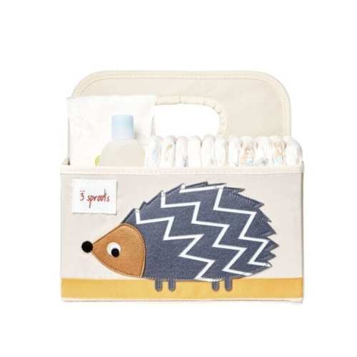 Hedgehog Diaper Caddy - Bib & Tucker Baby