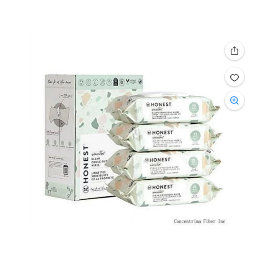 Honest Company 100% Plant-Based, Hypoallergenic Baby Wipes | Dermatologist Tested, Geo Mood | 288 Count