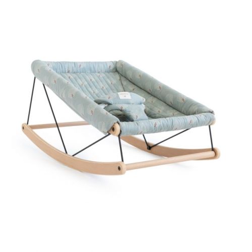 Growing Green Baby Bouncer Green water Nobodinoz Design Baby