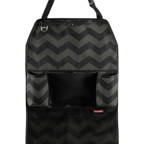 Skiphop Black/Grey Style Driven Car Backseat Organizer | skiphop.com