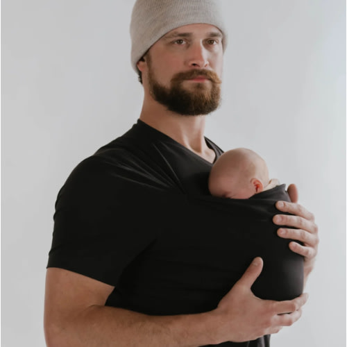 Lalabu Dad Shirt | Original Babywearing T-Shirt with Kangaroo Pouch | Baby Wrap Carrier for Newborns & Infants | Baby Wrap Carrier for Newborns | Essential for new Dads