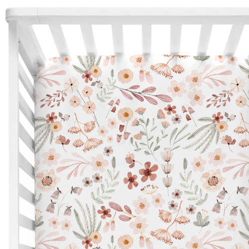 Wren's Wildflower Crib Sheet*
