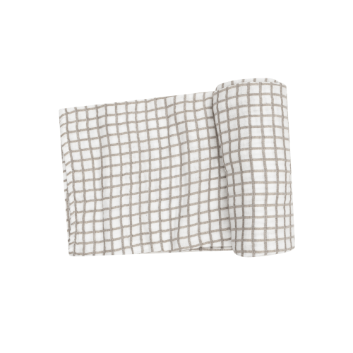 Muslin Swaddle, Cozy Plaid