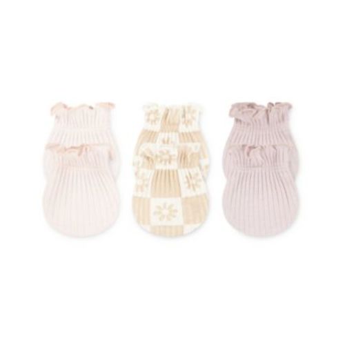 Baby Girls' Warmth Mittens, 3-Pack Set