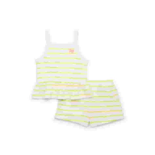 365 Kids by Garanimals Girls Peplum Tank Top and Shorts Outfit Set, 2-Piece, Sizes 4-10