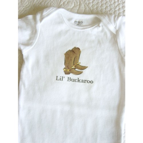 Lil' Buckaroo Baby Bodysuit (sizes newborn to 24 months)
