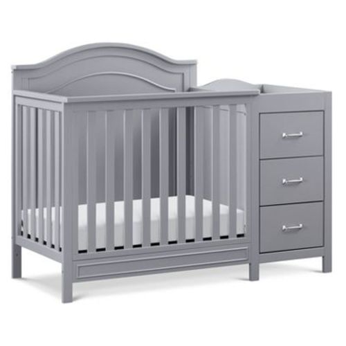 Davinci Charlie 4-in-1 Convertible Mini Crib & Changer - White