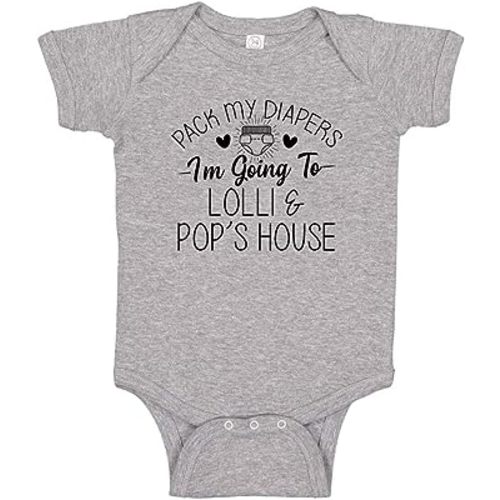 I'm Going To Lolli & Pop's House Baby Bodysuit One Piece Or Toddler Shirt Cute Grandma and Grandpa Gift