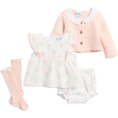 Four-Piece Cherry Knit Set