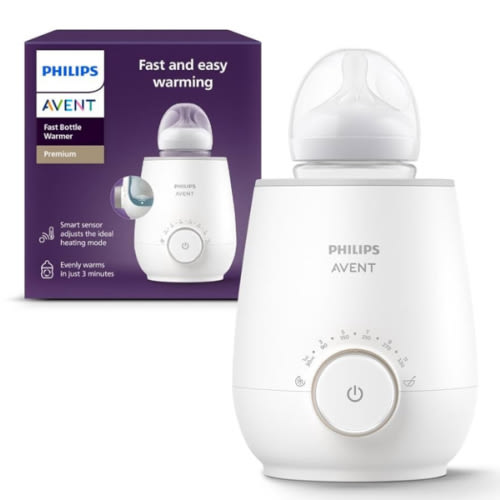 Philips Avent Premium Fast Bottle Warmer, with Smart Temperature Control - Model SCF358
