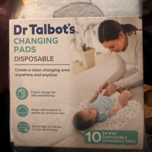 Disposable Changing Pads - 10 Pack