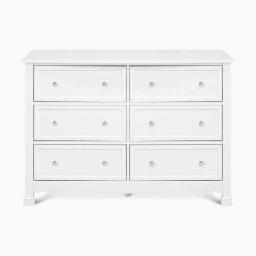 DaVinci Kalani 6-Drawer Double Wide Dresser - White