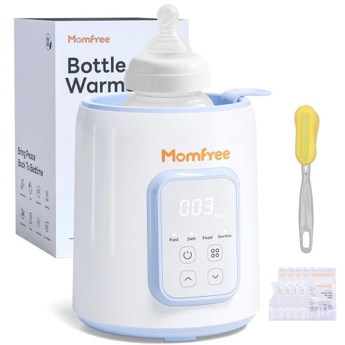Bottle Warmer, 8-in-1 Fast Baby Bottle Warmer for Breastmilk and Formula,Milk Warmer with Accurate Temperature Control and Automatic Shut-Off,Multifunctional Bottle Warmers for All Bottles(Blue)
