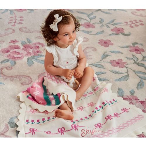 LoveShackFancy Fair Isle Baby Blanket