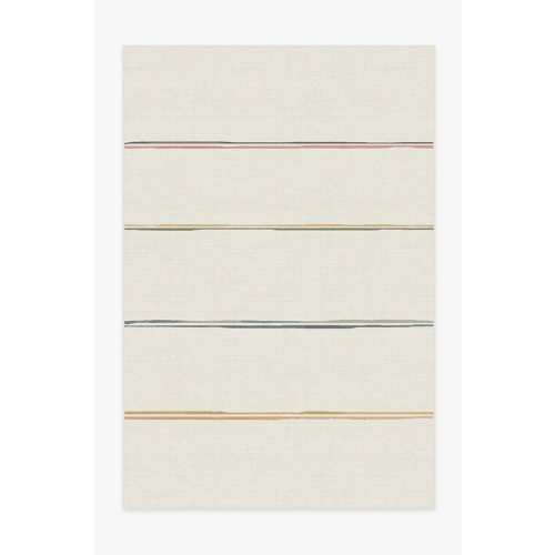 Ruggable Rug - Stella Ivory Rainbow