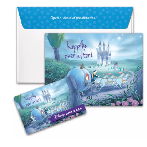 Cinderella ''Happily Ever After'' Wedding Disney Gift Card | Disney Store