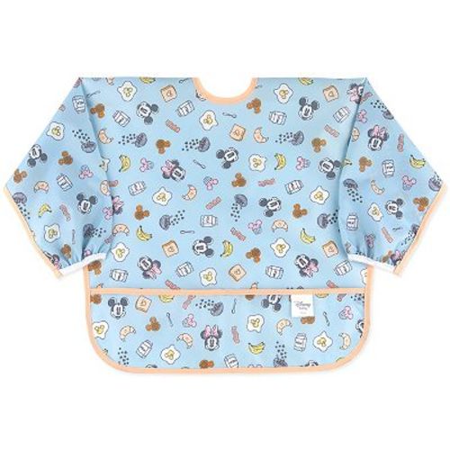 Disney's Mickey Mouse & Minnie Mouse Sunny Side Up Sleeved Bib by Bumkins