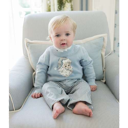 Edgehill Collection x The Broke Brooke Baby Boys Jack Vintage Santa Sweater