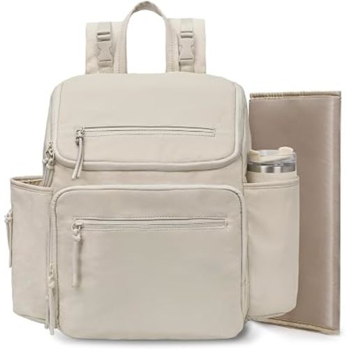 Omanmoli Diaper Bag Backpack Large Baby Travel Bag 30 OZ Tumbler Holder