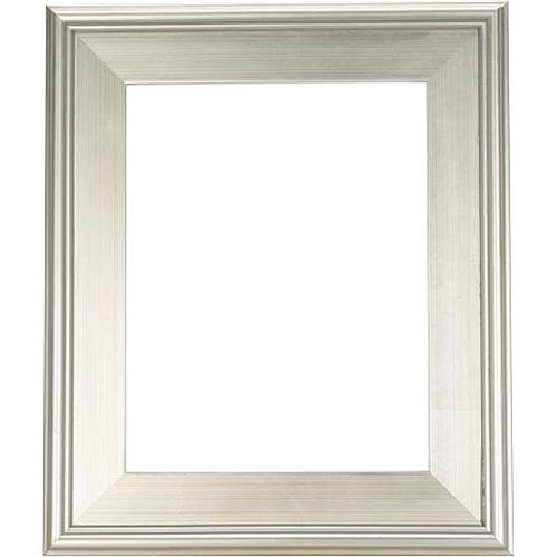 Creative Mark Plein Air Wooden Picture Frame - 8X8 Silver - Professional Single Frame for Art Panels, Stretched Canvas, Pictures and More, Glass and Backing not Included