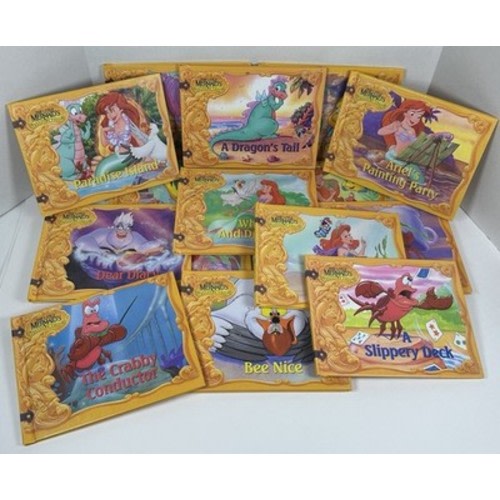 Lot Of 16 Disney The Little Mermaid Treasure Chest Hardcover Books READ