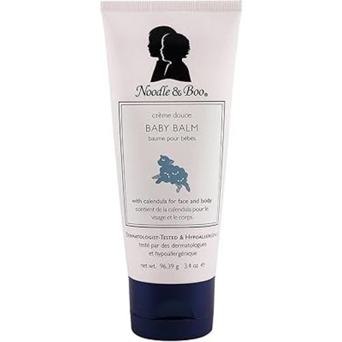 Noodle & Boo Baby Balm For Face And Body, Hypoallergenic And Natural Baby Skin Care With Organic Calendula For Sensitive Skin, Pediatrician And Dermatologist-Tested