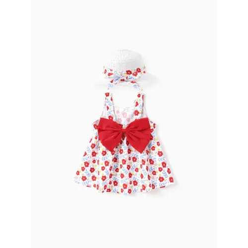 2pcs Baby Girl Little Daisy Bowknot Dress Set Only $12.74 PatPat US Mobile