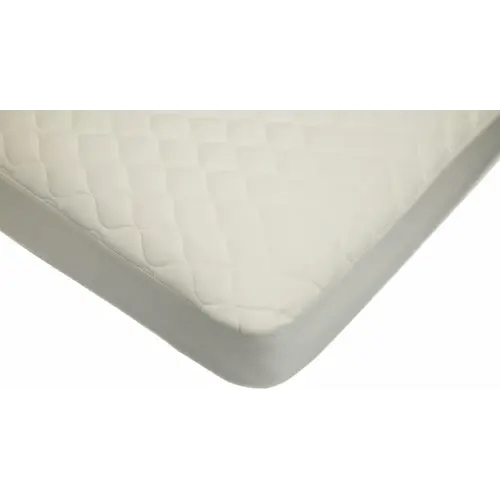 American Baby Company Waterproof Crib and Toddler Mattress Protector, Quilted Fitted Protector Pad Cover made with Organic Cotton Top Layer, 52“ x 28"