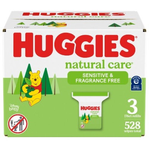 Huggies Natural Care Sensitive Unscented Baby Wipes (Select Count)