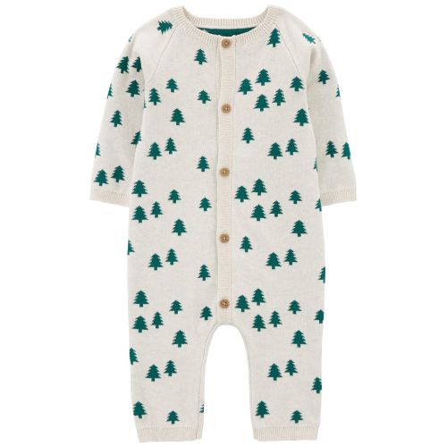 Baby Button-Down Sweater Jumpsuit - Carter's - Size 3 Months