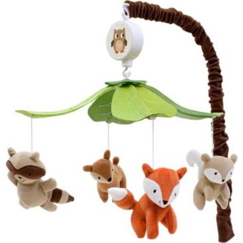 Woodland Tales Forest Animals Musical Baby Crib Mobile