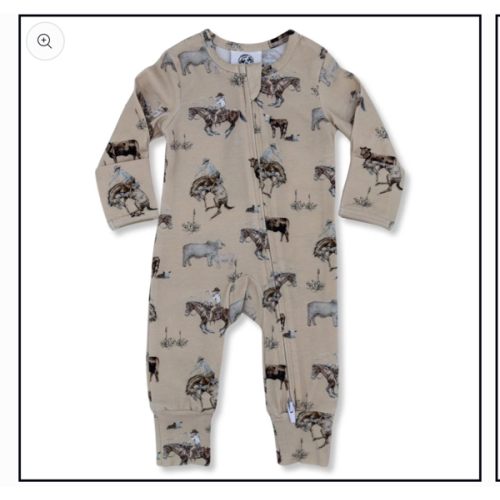 Cowboy Folding Feet Jammies – Cowkid Clothing Company