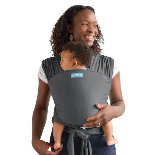 Moby Elements Wrap Asphalt | Baby Bunting AU