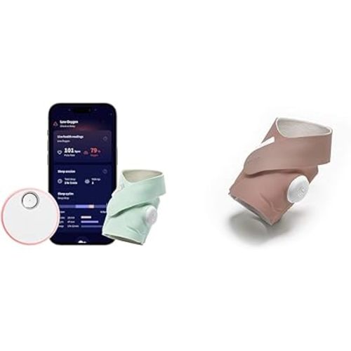 Owlet Dream Sock® Smart Baby Monitor with Accessory Sock - Track Live Pulse Rate & Oxygen Levels