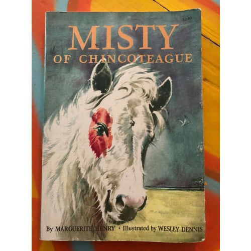 1977 Misty of Chincoteague Marguerite Henry Rand McNally