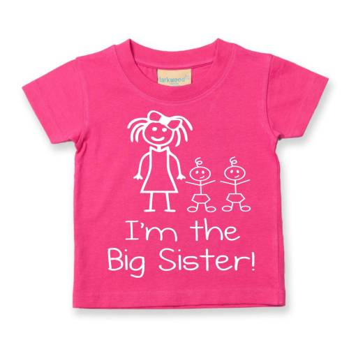 TWINS I'm The Big Sister T-Shirt for Twins