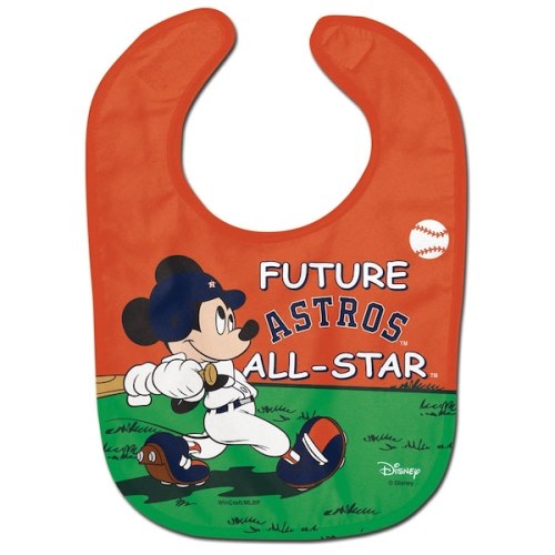 Houston Astros WinCraft Disney Mickey All Pro Baby Bib