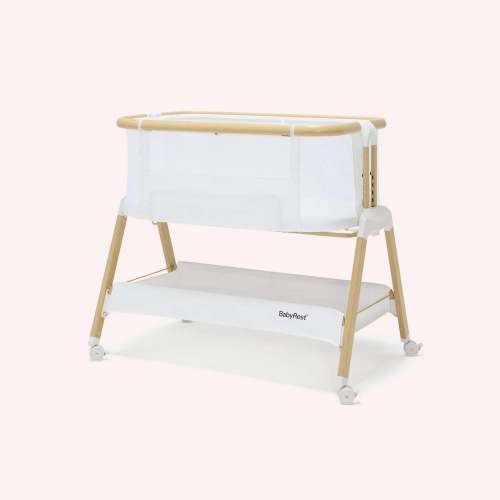 Alfie 2 Bedside Co-Sleeper - White/Natural
