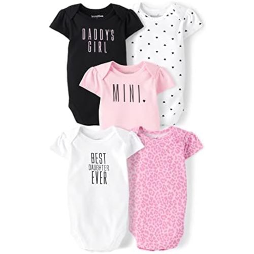 The Children's Place baby-boys And Newborn Short Sleeve Bodysuits, Multipacks