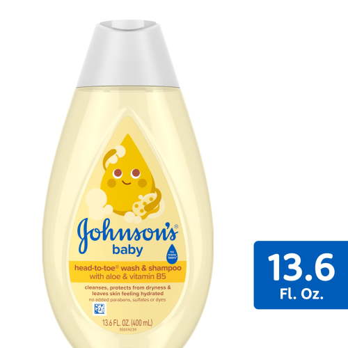 Johnson's Baby Head-To-Toe 2-in-1 Baby Wash & Shampoo, 13.6 fl. oz