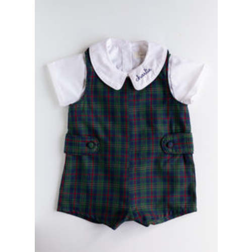 Sutton Plaid Romper | Cygnet Living