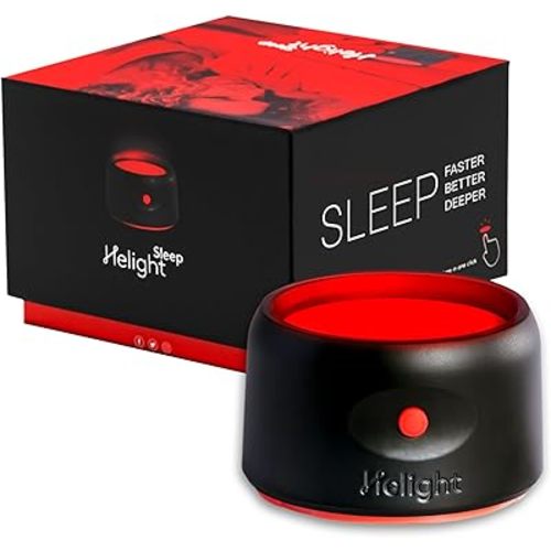 Red Light Therapy Sleep Device – Patented & Award Winning 630nm Pure Red Light Lamp Sleep Aid to Support Deep Relaxation – Red Light for Sleep Lamp Backed by Science for Adults & Kids